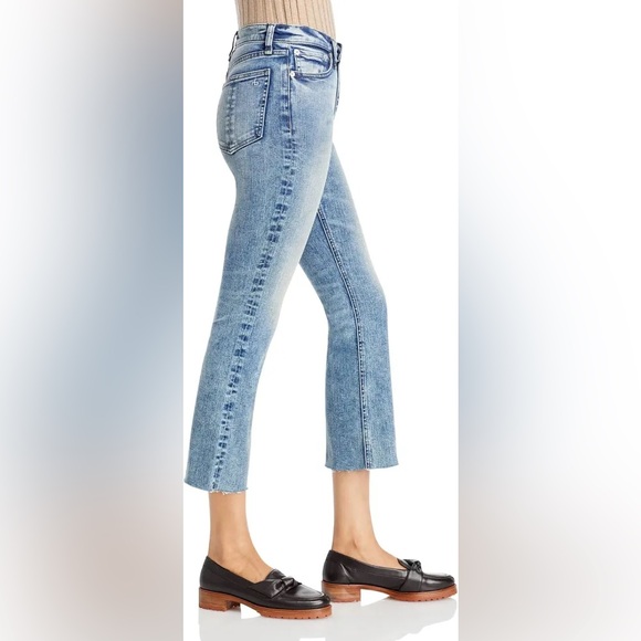 Rag & Bone Women’s Nina High Rise Ankle Flare Cropped Jeans in Pearl - Size 28 - Picture 3 of 11
